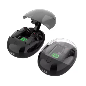Custom TWS Earbuds with Cute LED Display PRO ONE Wireless Sports Headphones In-Ear Battery Indicator