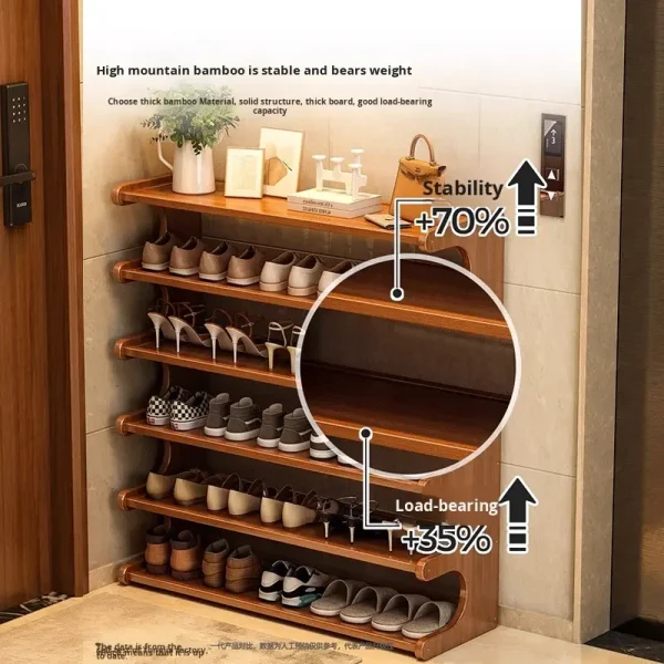 Wooden Shoe Rack